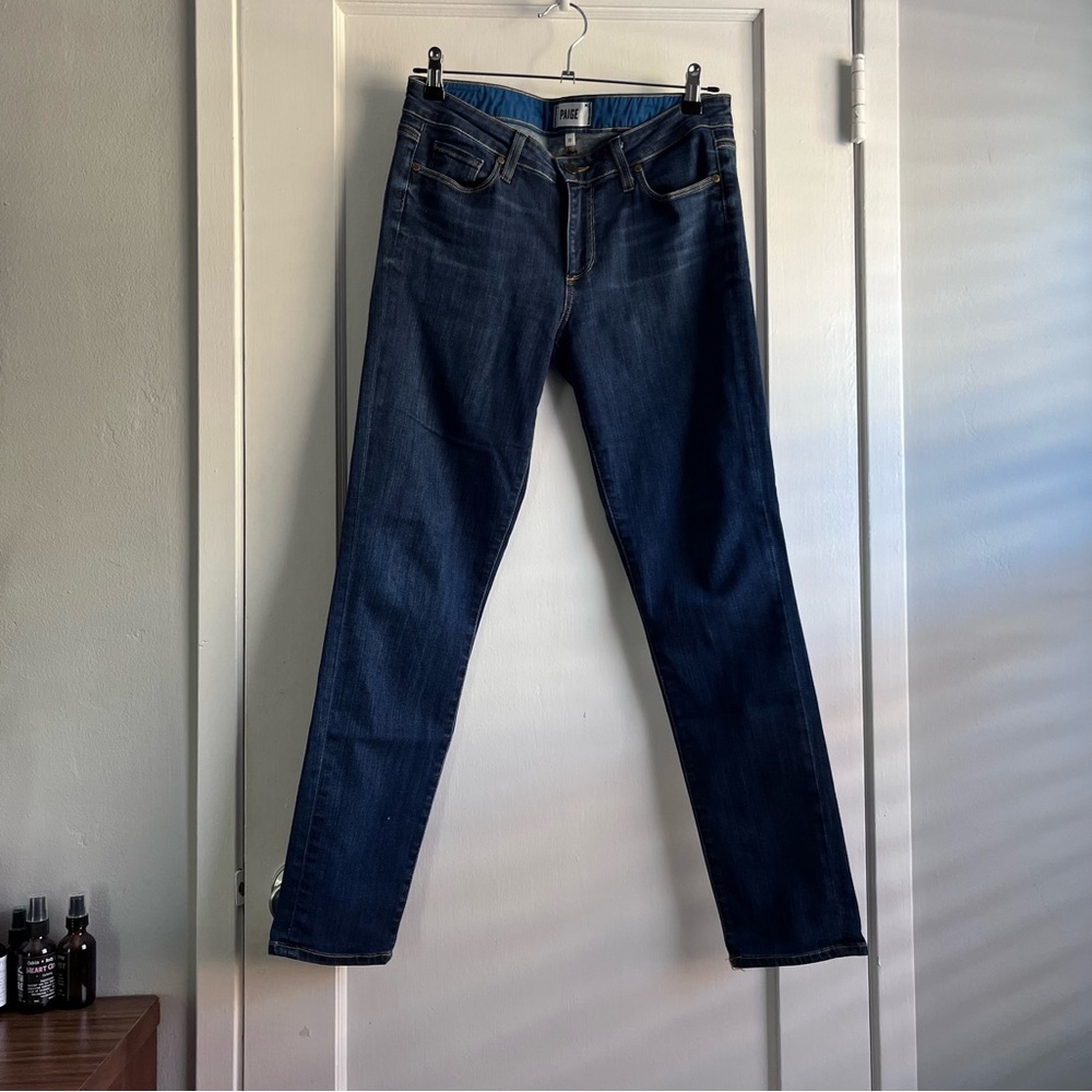 PAIGE Low Rise Straight Leg Jean Sz 29-30